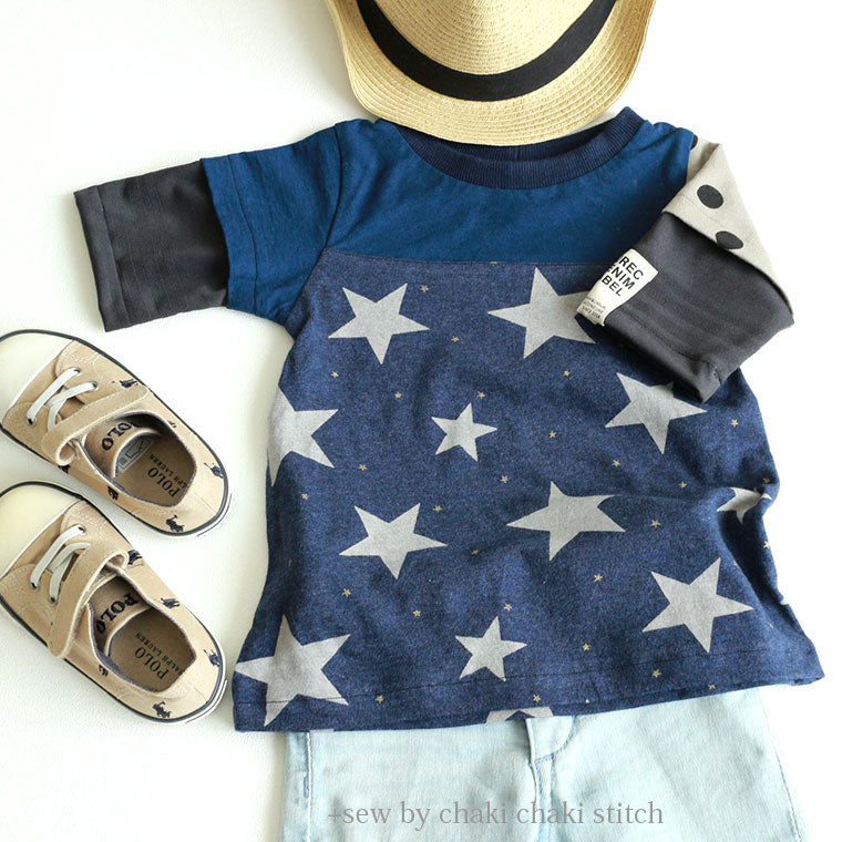 ダブル袖Tシャツ