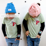 ダブル袖Tシャツ